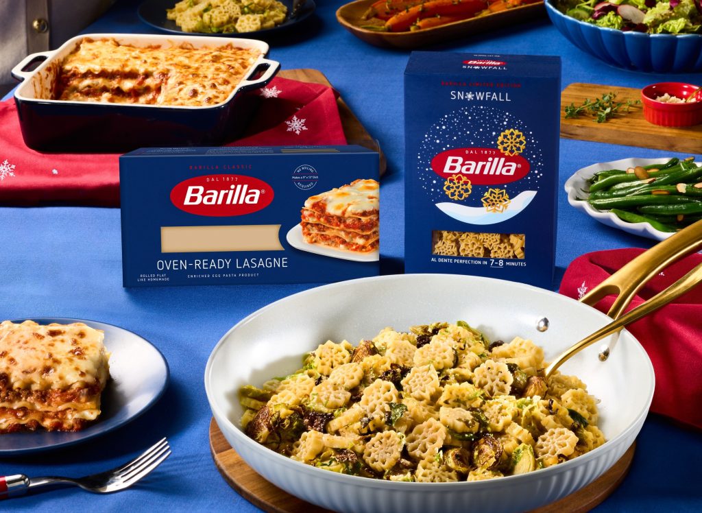 Barilla® Declares Pasta the Official Food of Cozy Season with the Return of Snowfall Pasta and a Spotlight on Lasagne